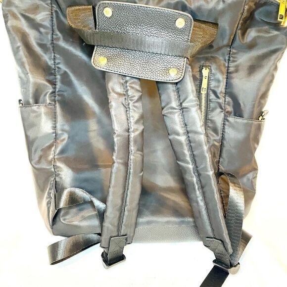Backpack Black Faux Leather Bottom A New Day - Picture 3 of 8